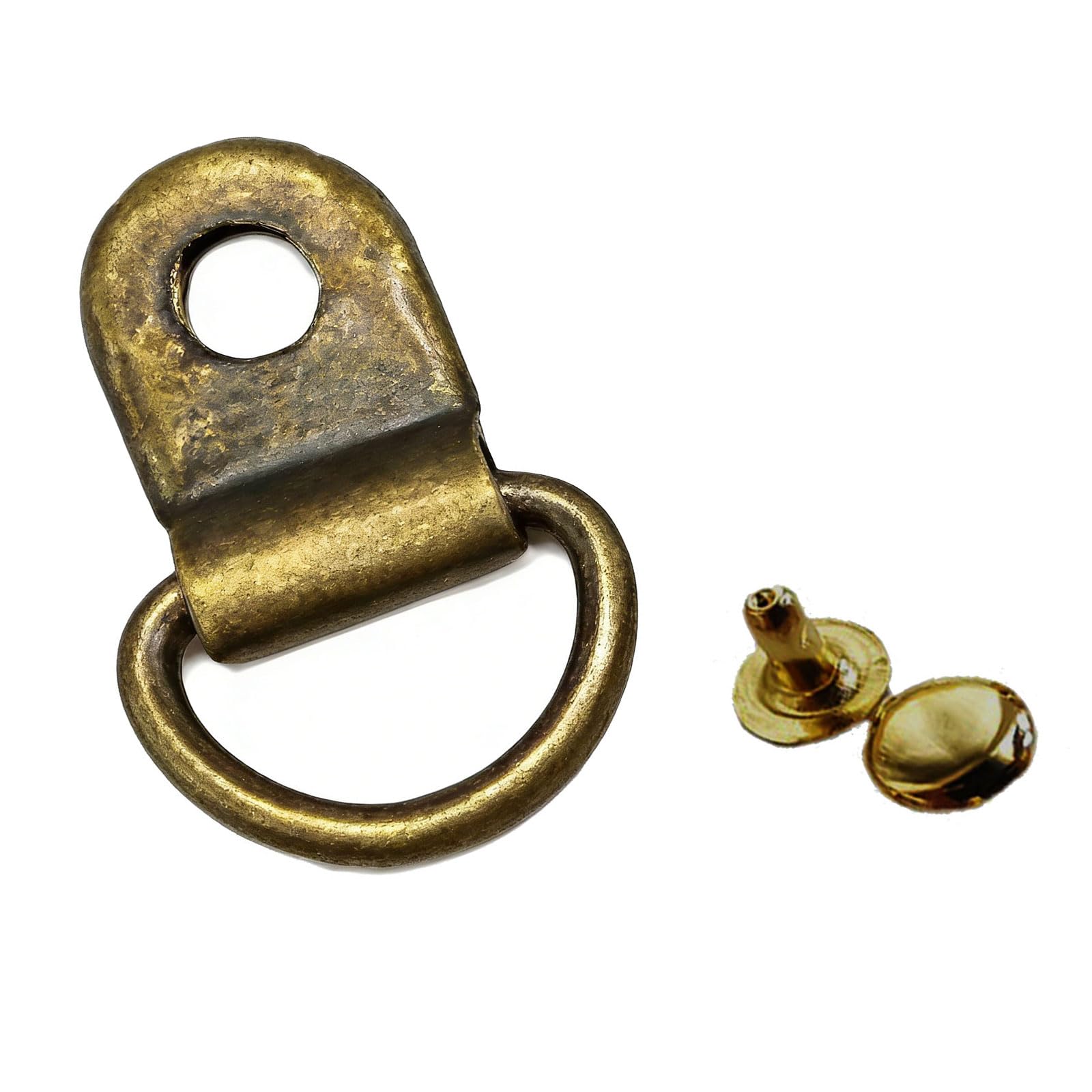 Kokdid D Multipurpose Rings Eyelet Rivet Clasps Rustproof Metal Carabiner Easy Isassemble Rings Mountaineering Buckle Eyelet Rivet Clasps