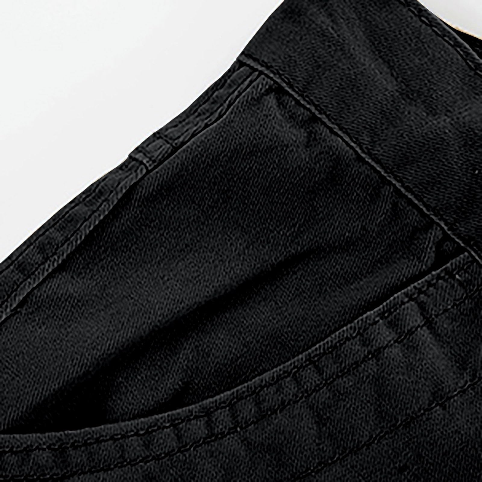 Pantalon de jogging baggy pour homme - Pantalon cargo - Pantalon de randonnée - 8 poches - Couleur unie - Confortable - Respirant - Pour l'extérieur, le quotidien, les sorties - Coton - Tendance -