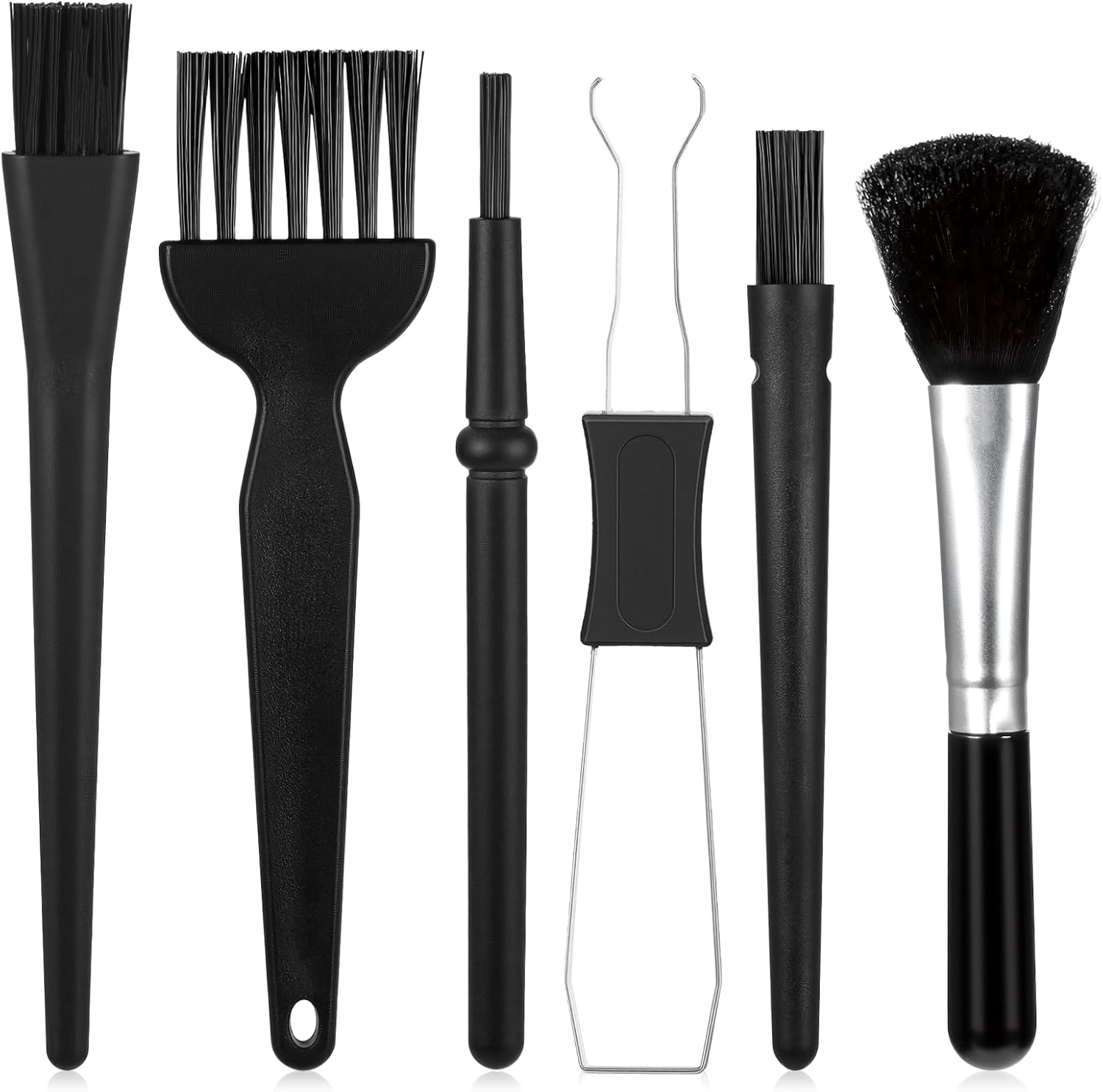 Kit de Limpieza para Teclado de 6 Piezas con Pinzas y Cepillos