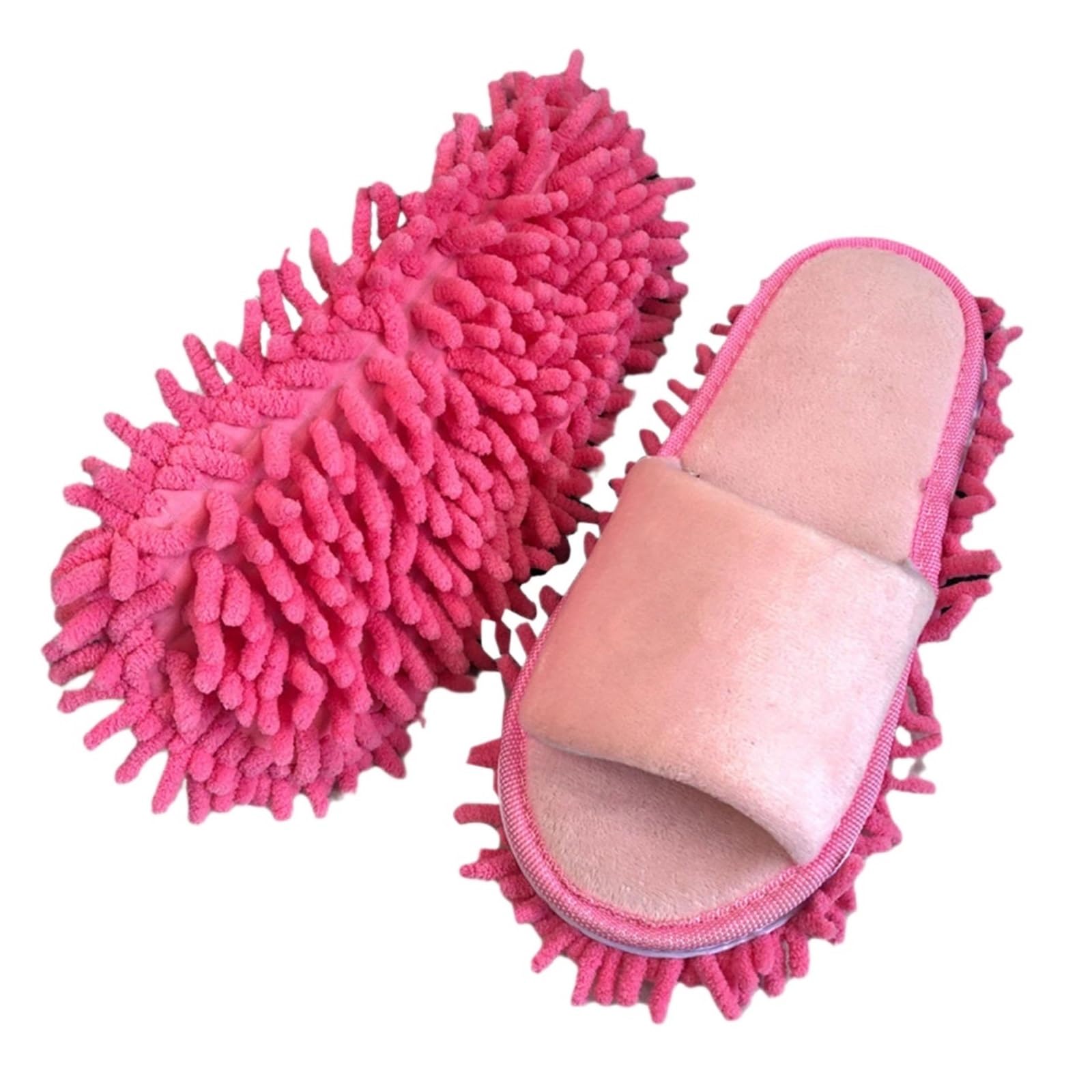 SFQEVHRZ Mop Slippers， Lazy Floor Dust Cleaning Shoes Clean Wipe The Open-toed Wiping Mopping(Color 3,S 35 38 feet)
