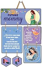 AWANI TRENDS Beautiful Wall Hanging â€“ Light Blue | Pregnancy & Baby Shower Decor for Mom-To-Be | Perfect Baby Shower Gift