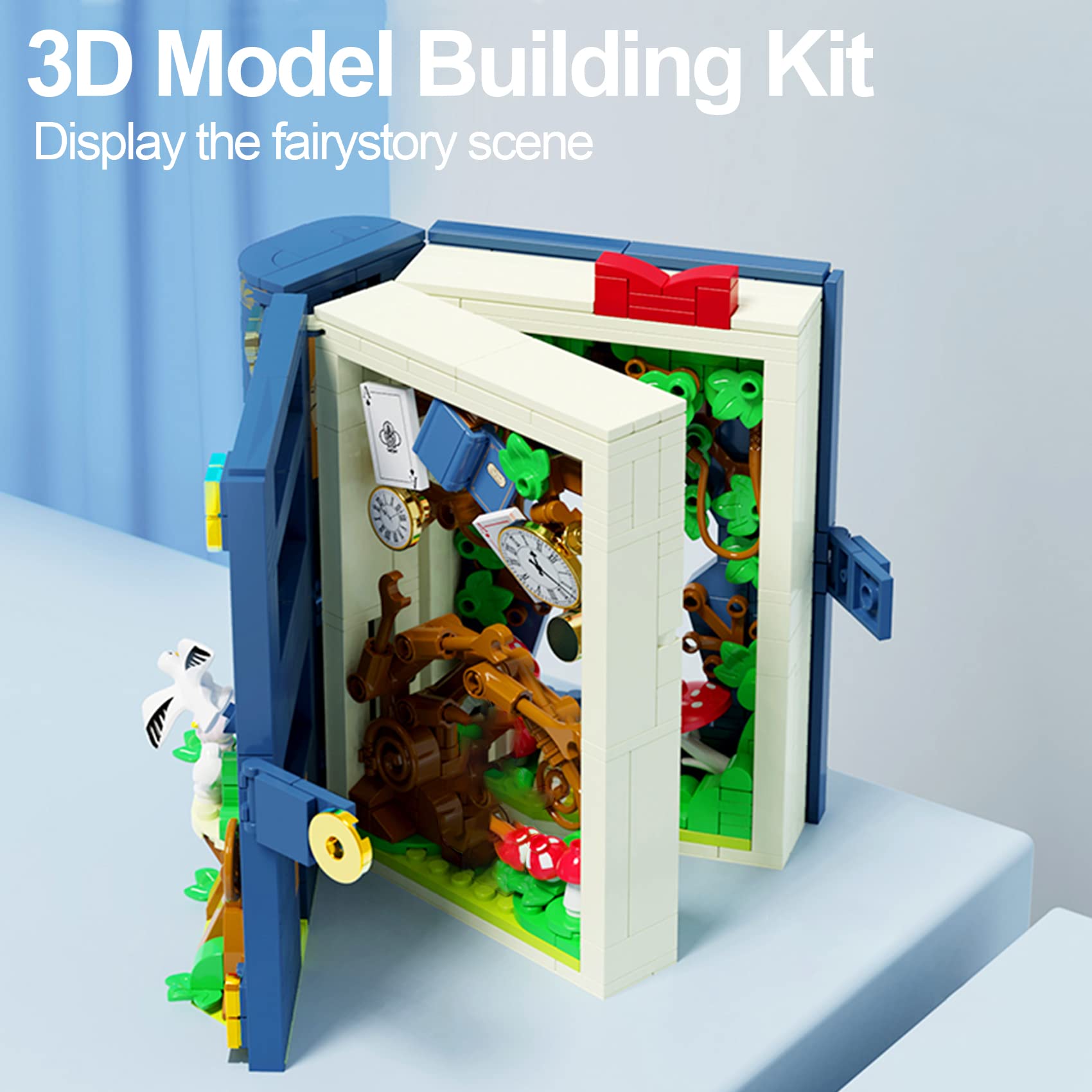 Amazon.com: Vinbosion Fairytale Book Building Blocks Set, Building