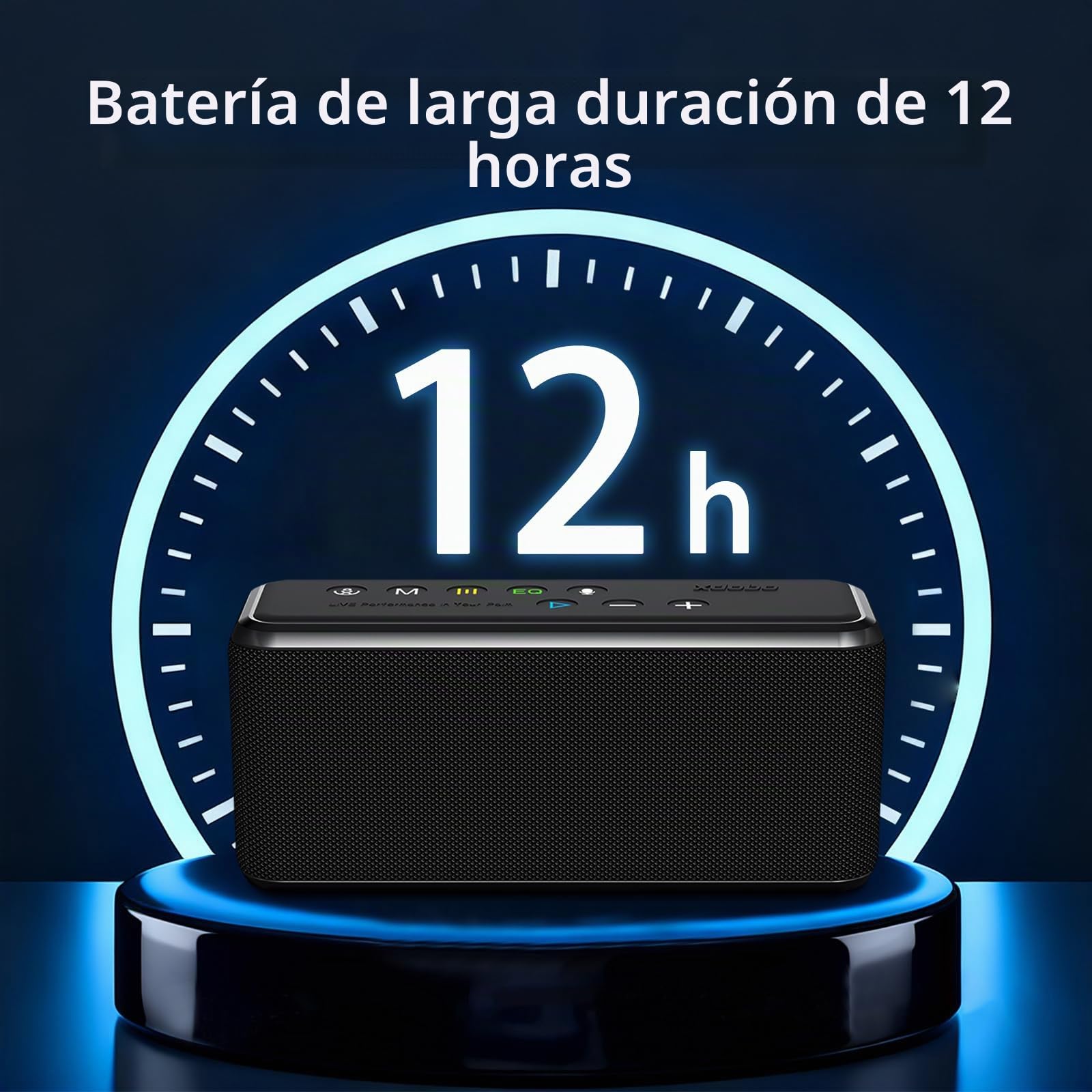 xdobo Altavoz Bluetooth X8 Max, 100 W de potencia de salida, 12 horas de reproducción, Bluetooth 5.0