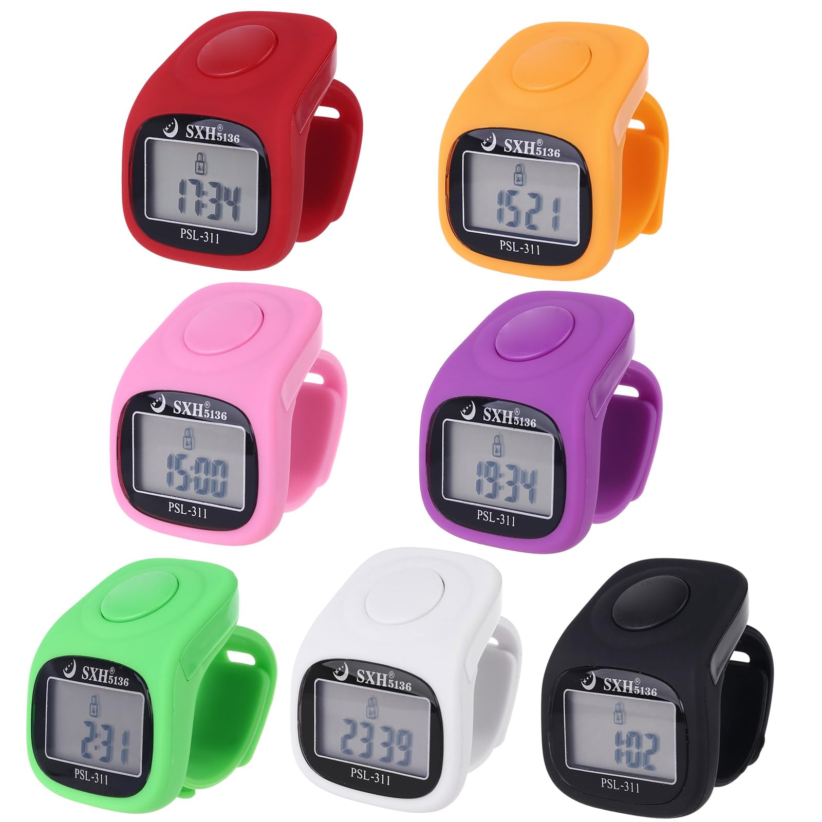 Compteur Digital Tasbeeh 5 Canaux - Mini Compteur De Prière LED, Portable à Pile