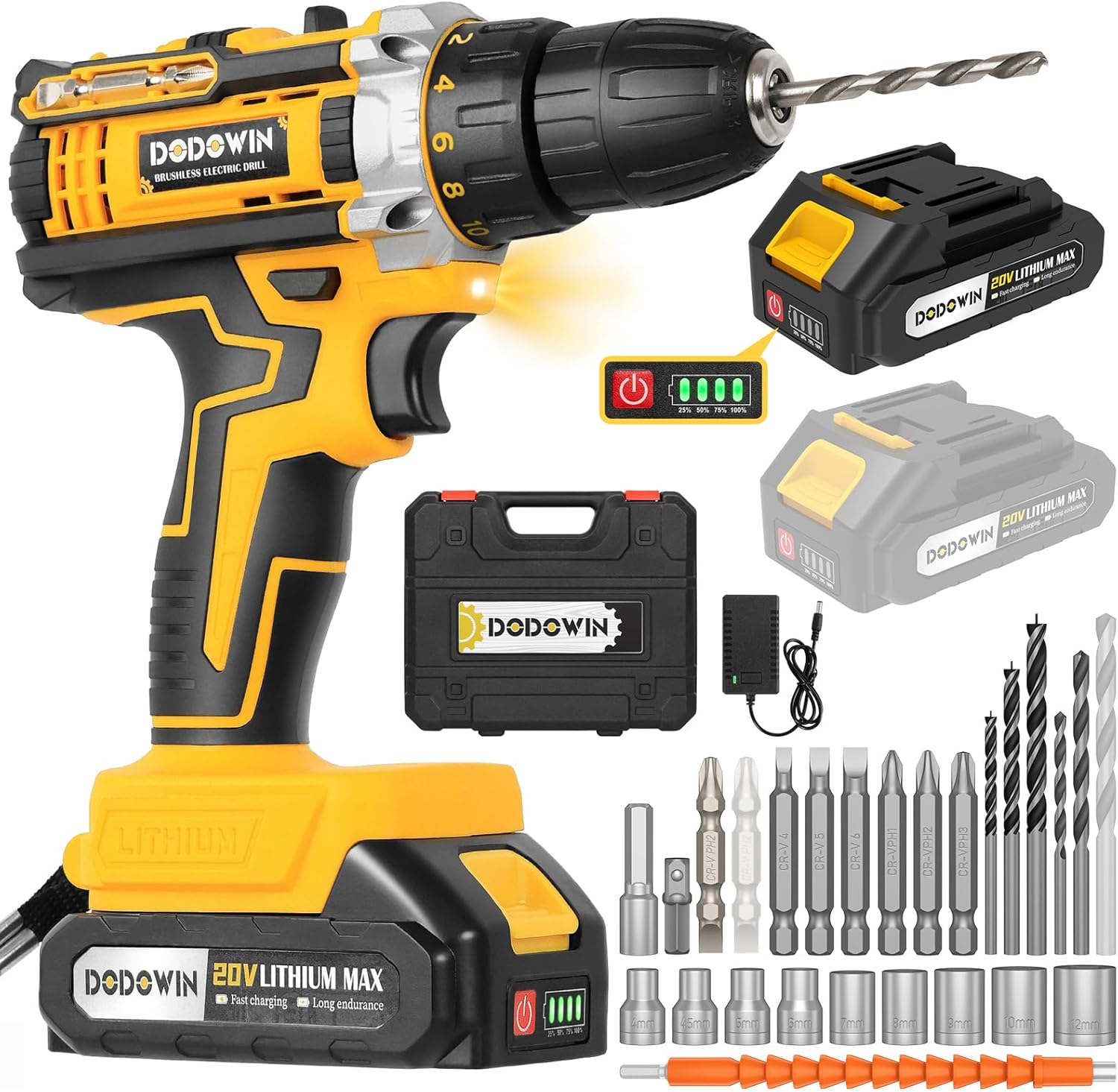 Taladro Atornillador DODOWIN 21V