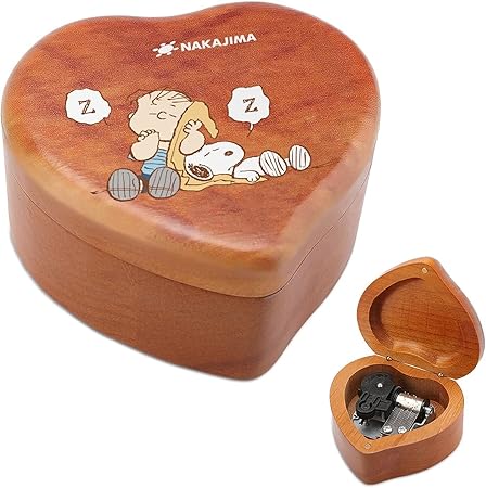 Amazon オルゴール ミュージックボックス ピーナッツ スヌーピー Music Box 音楽ボックス きハート型オルゴール 木製 デスクトップの装飾 プレゼント 癒しグッズ おしゃれ インテリア 記念日 誕生日プレゼント 女の子の贈り物に 母の日ギフト 贈り物 オルゴール
