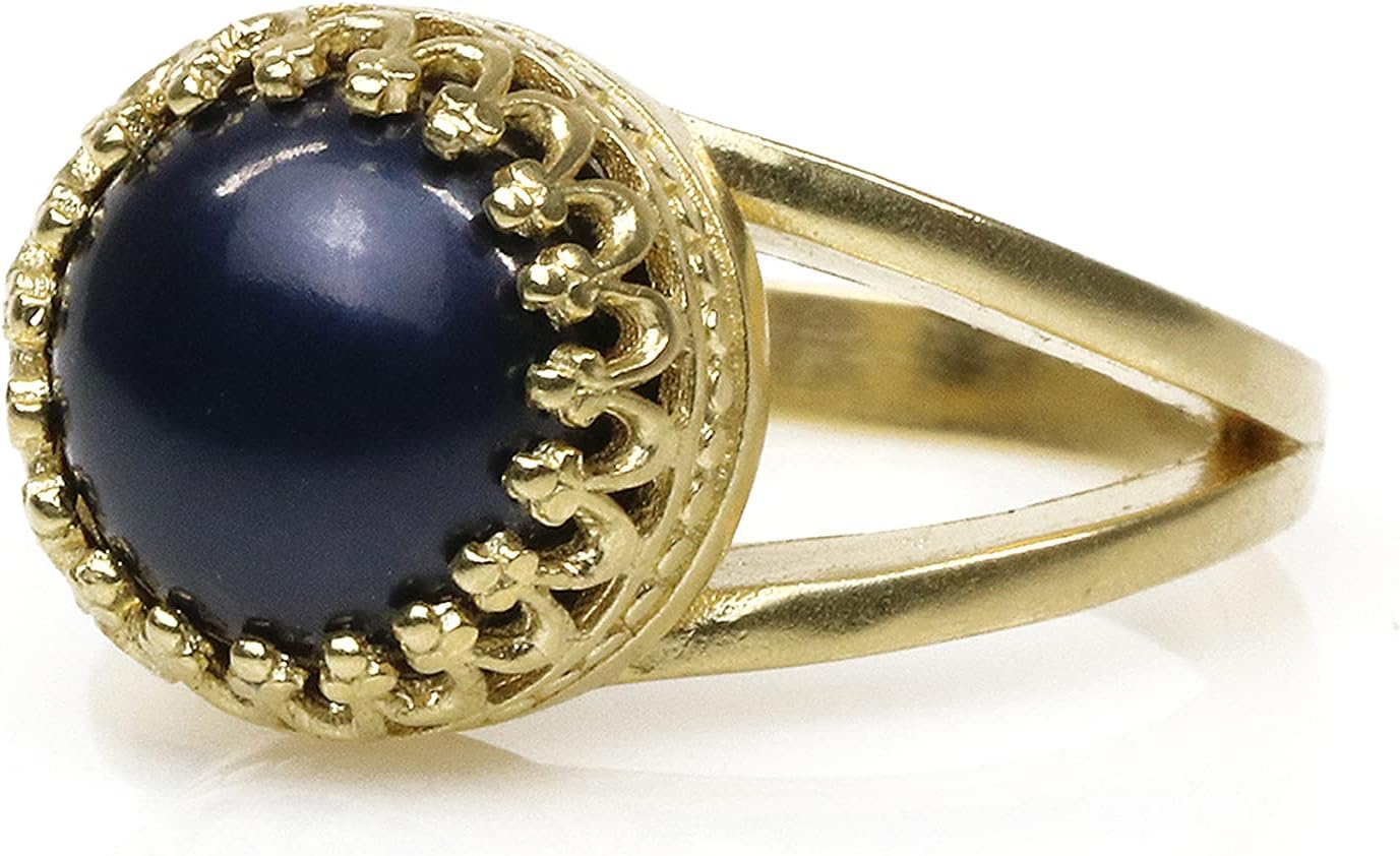 Black Pearl Ring - Elegant Custom Made Pearl Rings for Women - Fashion Rings, Everyday Rings, Birthstone Jewelry Rings