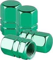 Vista 15 de Alpmosn Tapas de vástago de válvula de neumático de aluminio, cubiertas de válvula de rueda, tapa de neumático a prueba de polvo, accesorios