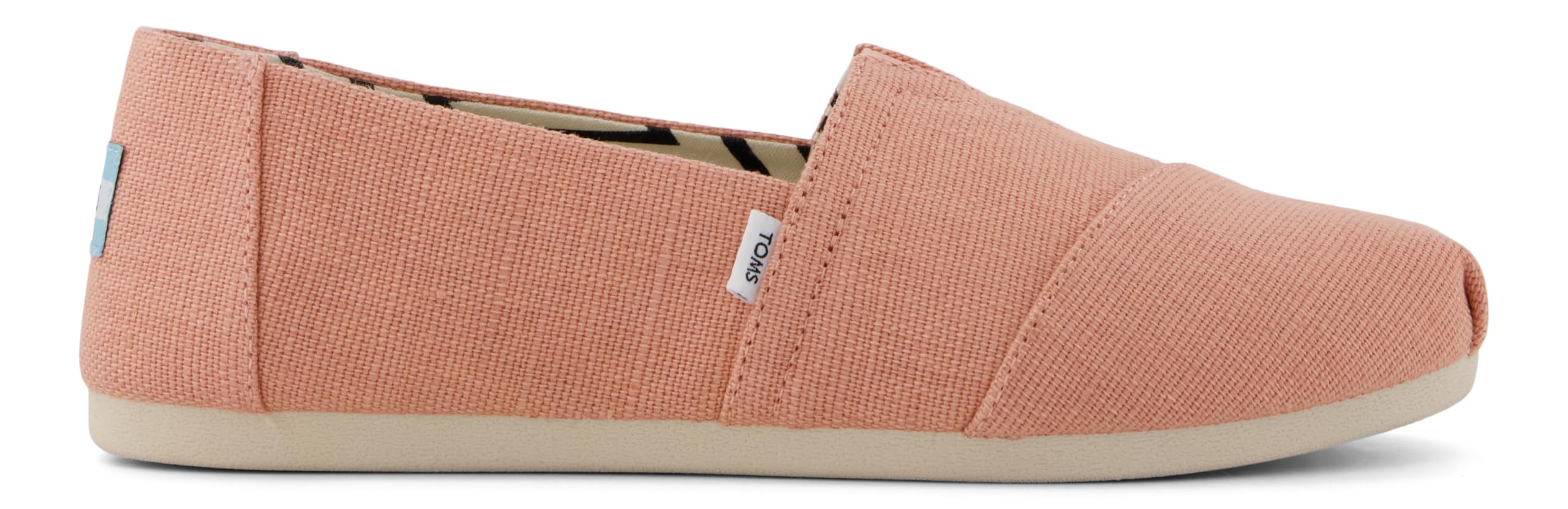 TOMS Women's Alpargata Classic Espadrille Loafer Flat, Bloom Heritage Canvas, 8 UK Medium Pink
