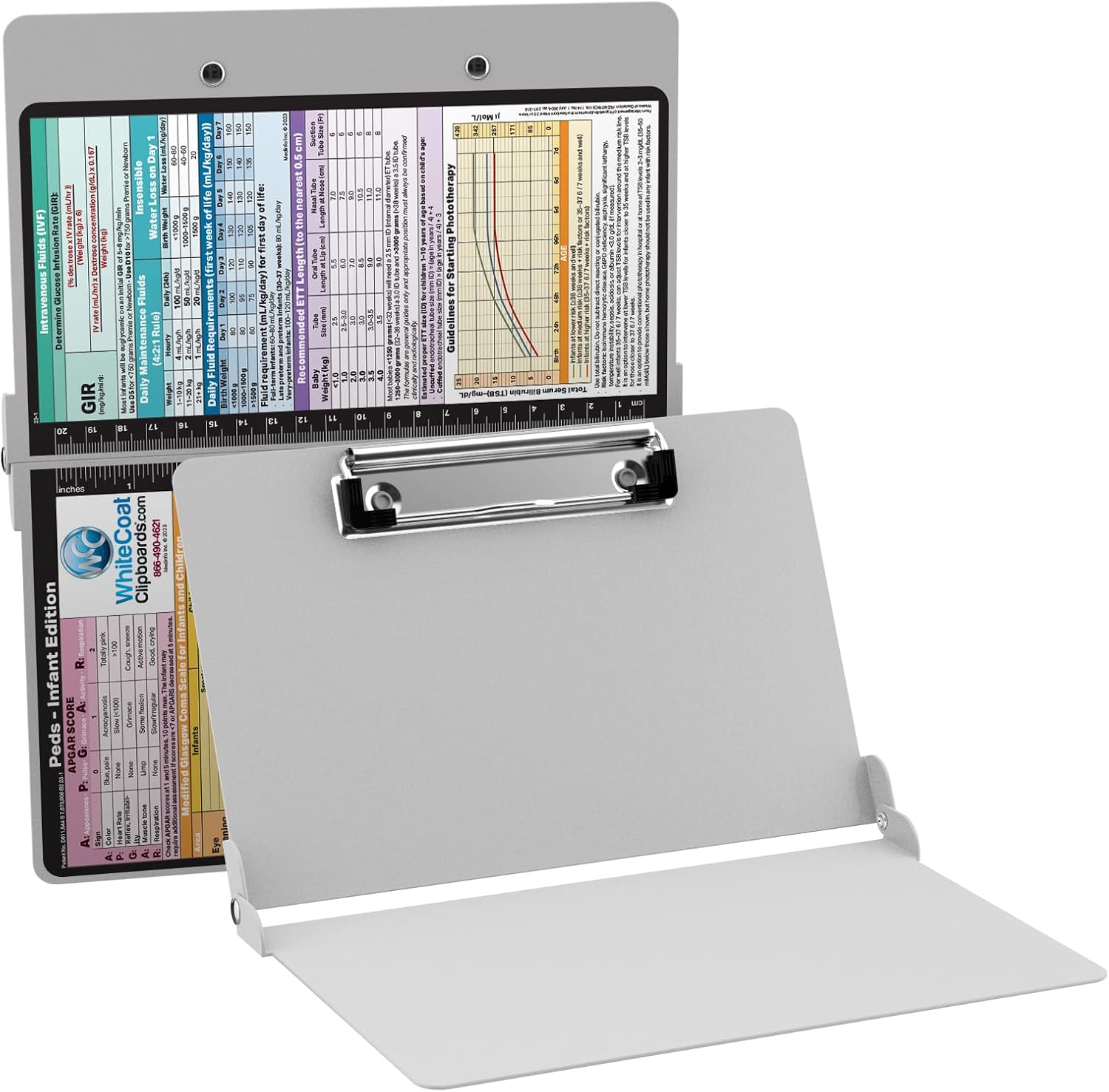 Whitecoat Clipboard® - Teal Pediatric Edition