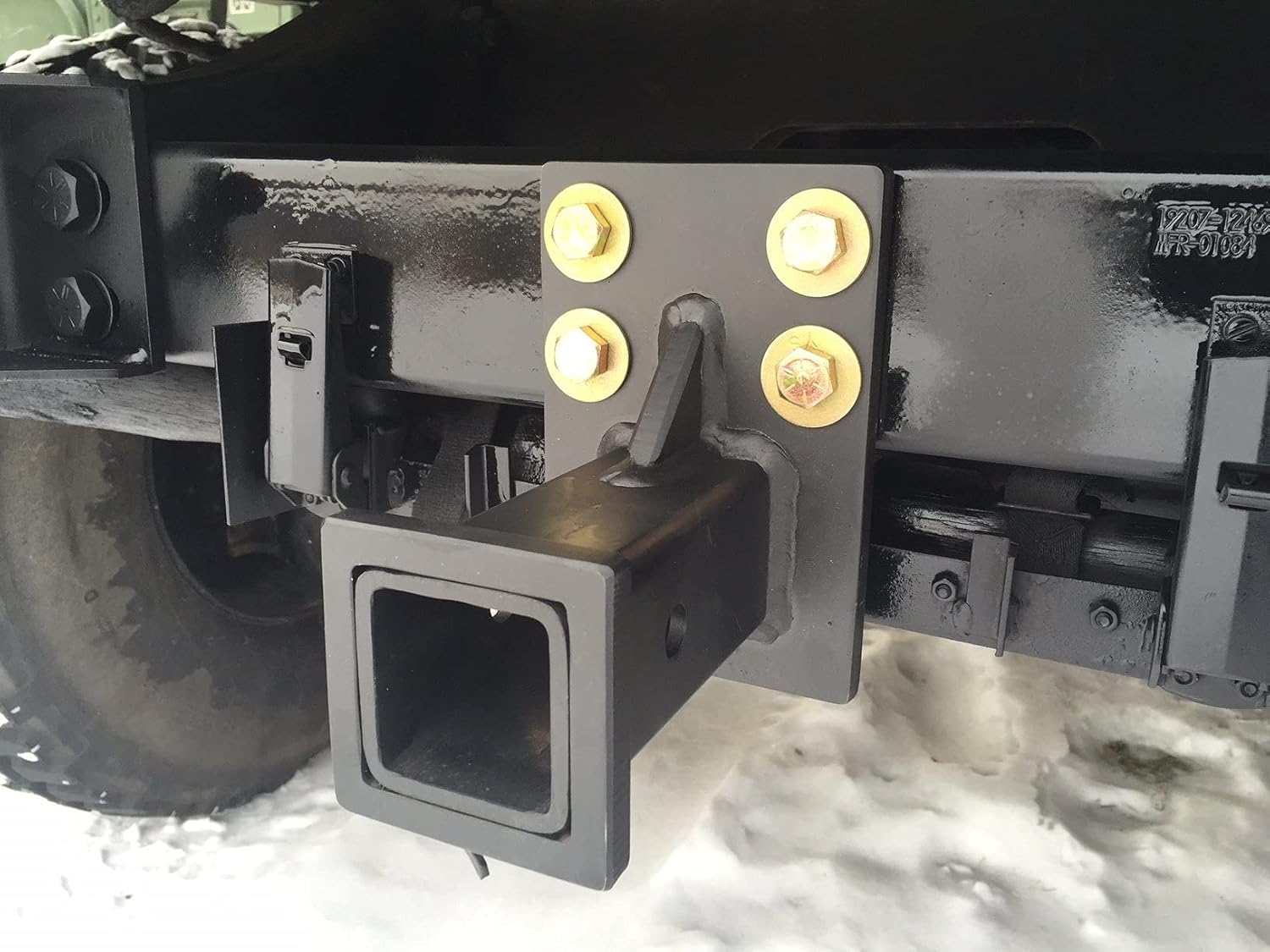 Militaria M998 M1038 HMMWV MILITARY HUMVEE 2" RECEIVER HITCH TRAILER