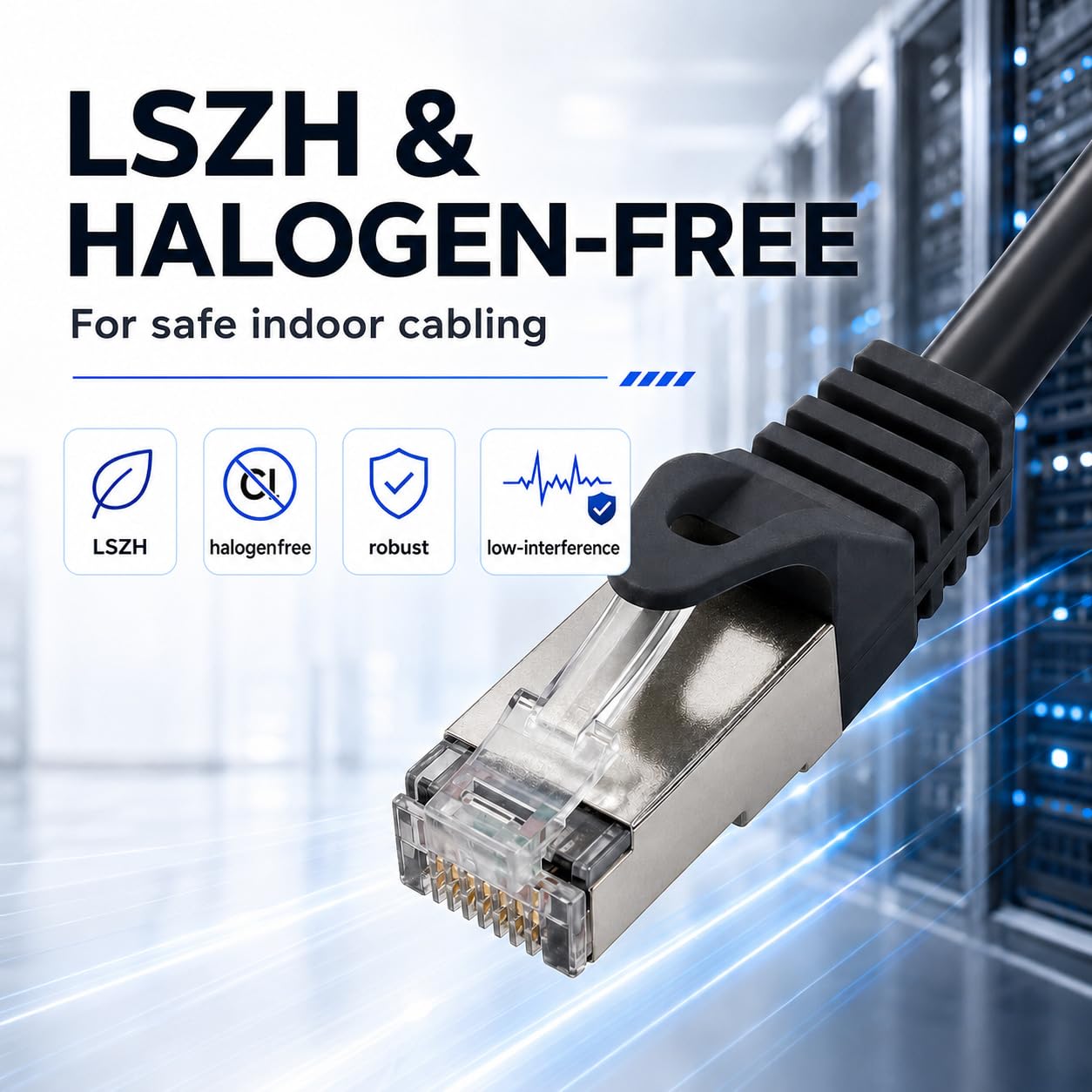 1aTTack.de Cavo di rete Ethernet LAN RJ45 S/FTP PIMF LSZH, 1,5 m, 10 Gbps, senza alogeni, per camera server, switch, router, confezione da 20, colore: grigio | collega computer, TV e console di gioco a Internet