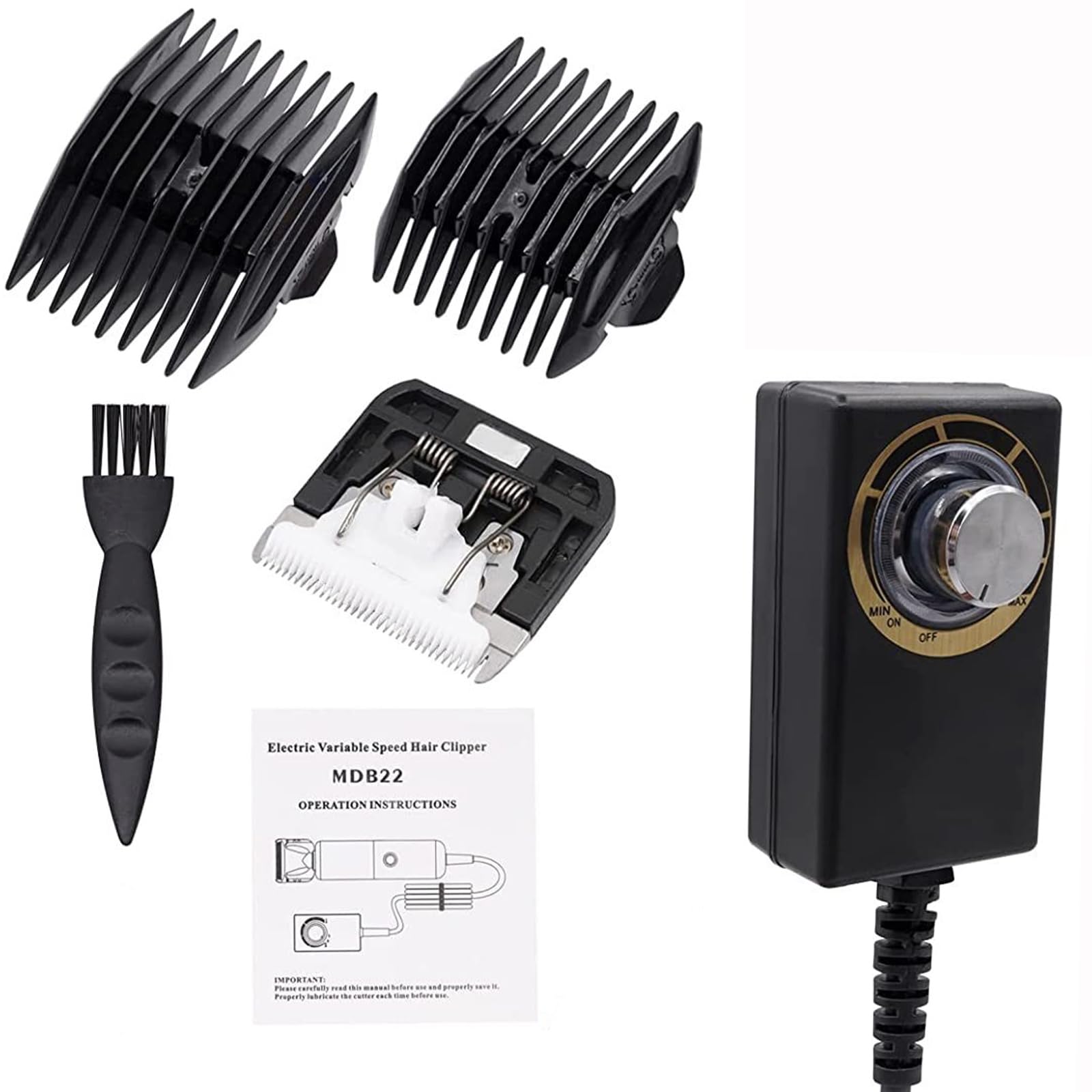 Dog Clippers, Sheep Shears, Electric Dogs Grooming Kit for Animal Shave Grooming with Brush, Carrying Case, Limit Comb Portable Shearing Machine for Dogs Cat Goat