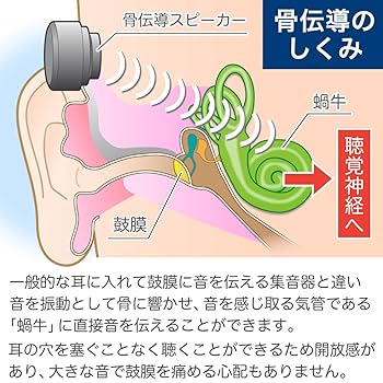 Amazon.co.jp: JTT Online 集音器 骨伝導 ヘッドホン USB充電式