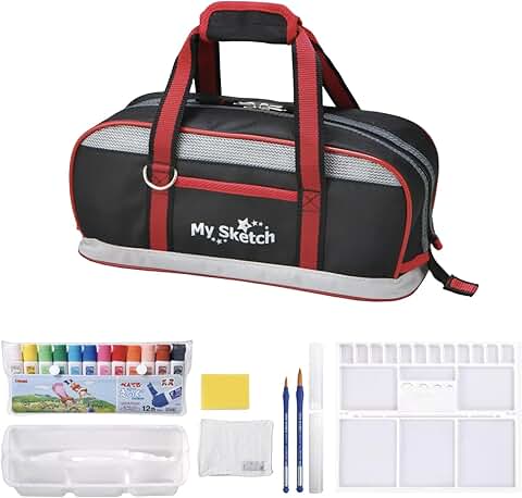 ぺんてる 絵の具セット 画材セット ワイド設計 ZST21-A