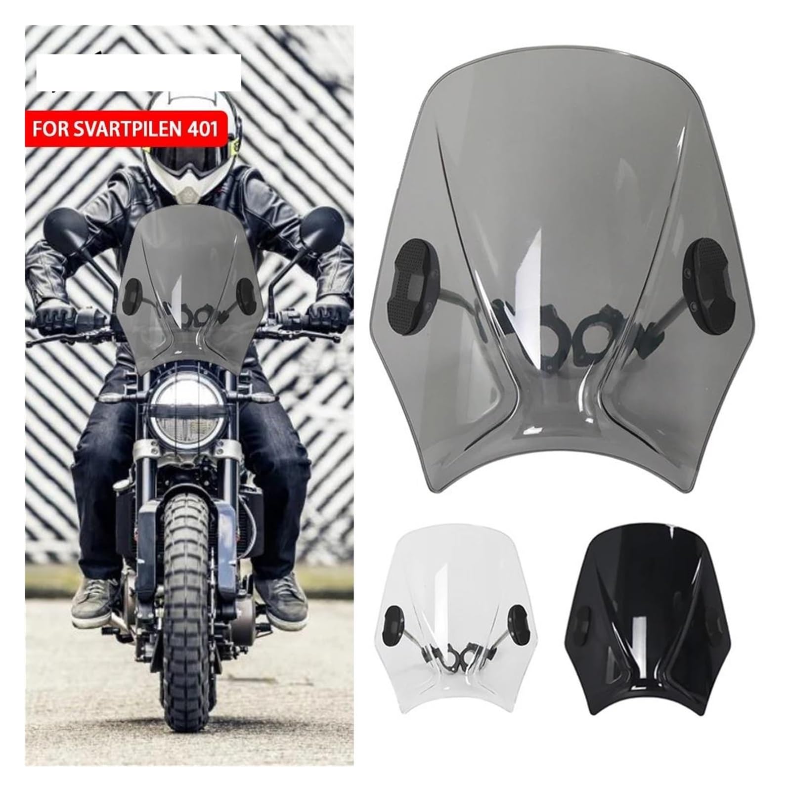 Amazon.com: QNARHGYD Motorcycle Windshield for Husqvarna
