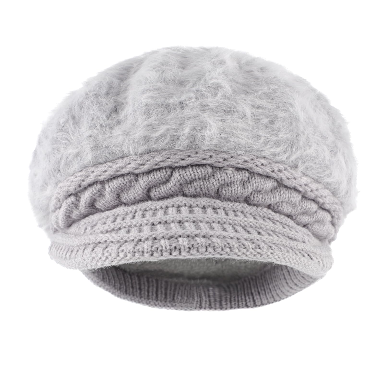 MK MATT KEELY Boinas Invierno Mujer Sombreros Cálido Francesa Vintage con Borde Clásico Gorro Beret para Niñas Mujeres