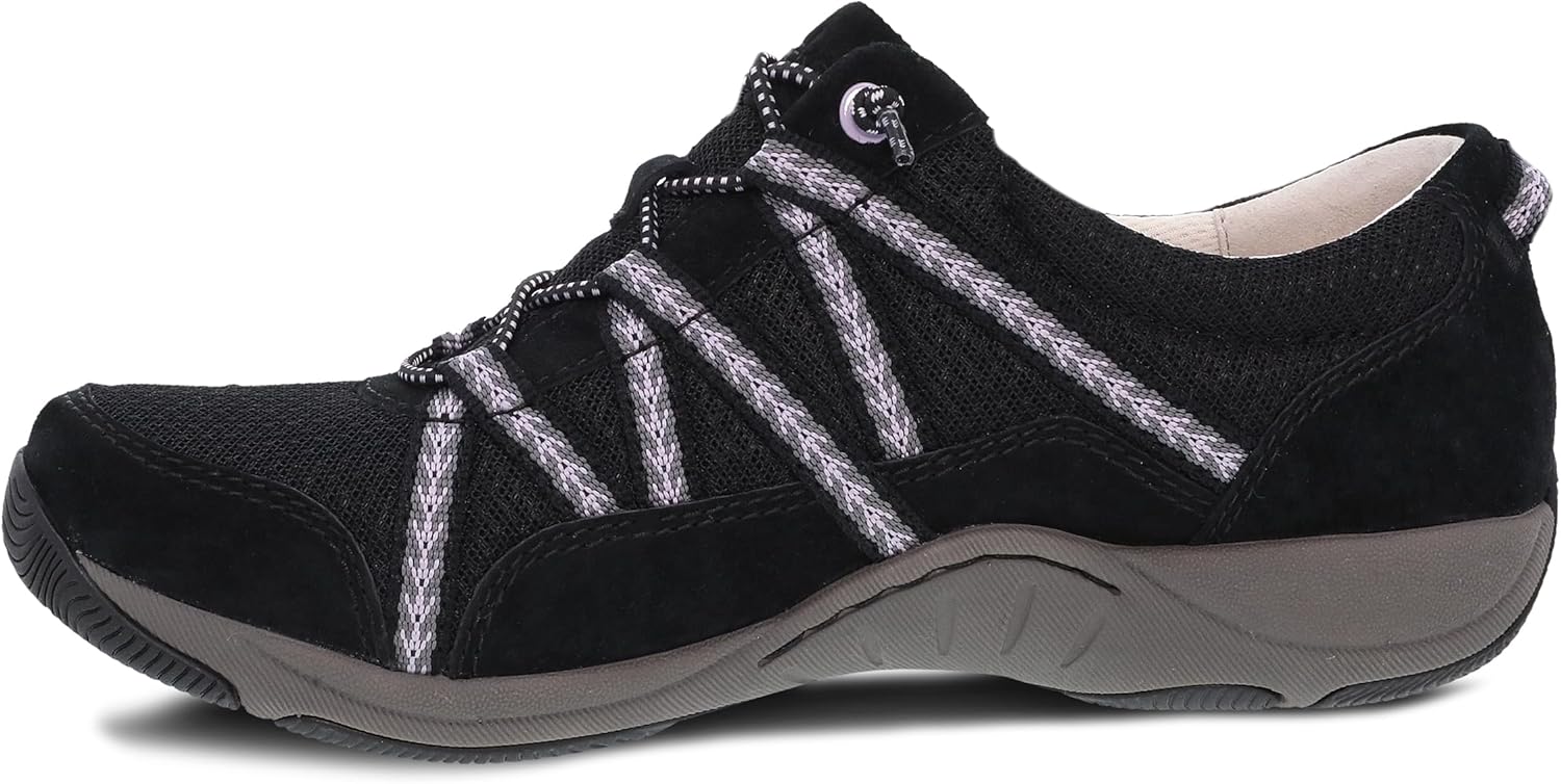 Dansko Harlyn Lightweight Sneaker for Women - Stain Resistant Leather and Nylon Uppers and Arch Support in Flexible Style