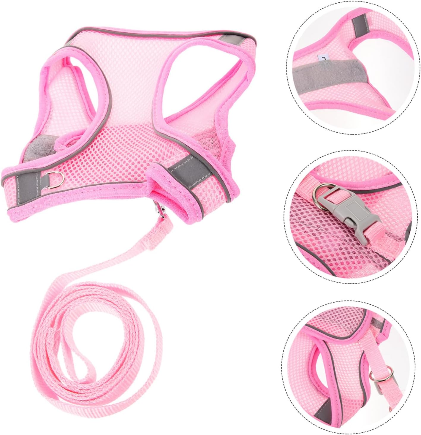 BESPORTBLE Dog Harness Leash Outdoor Walking Harness Pet Vest Reflective for Dogs for Pets