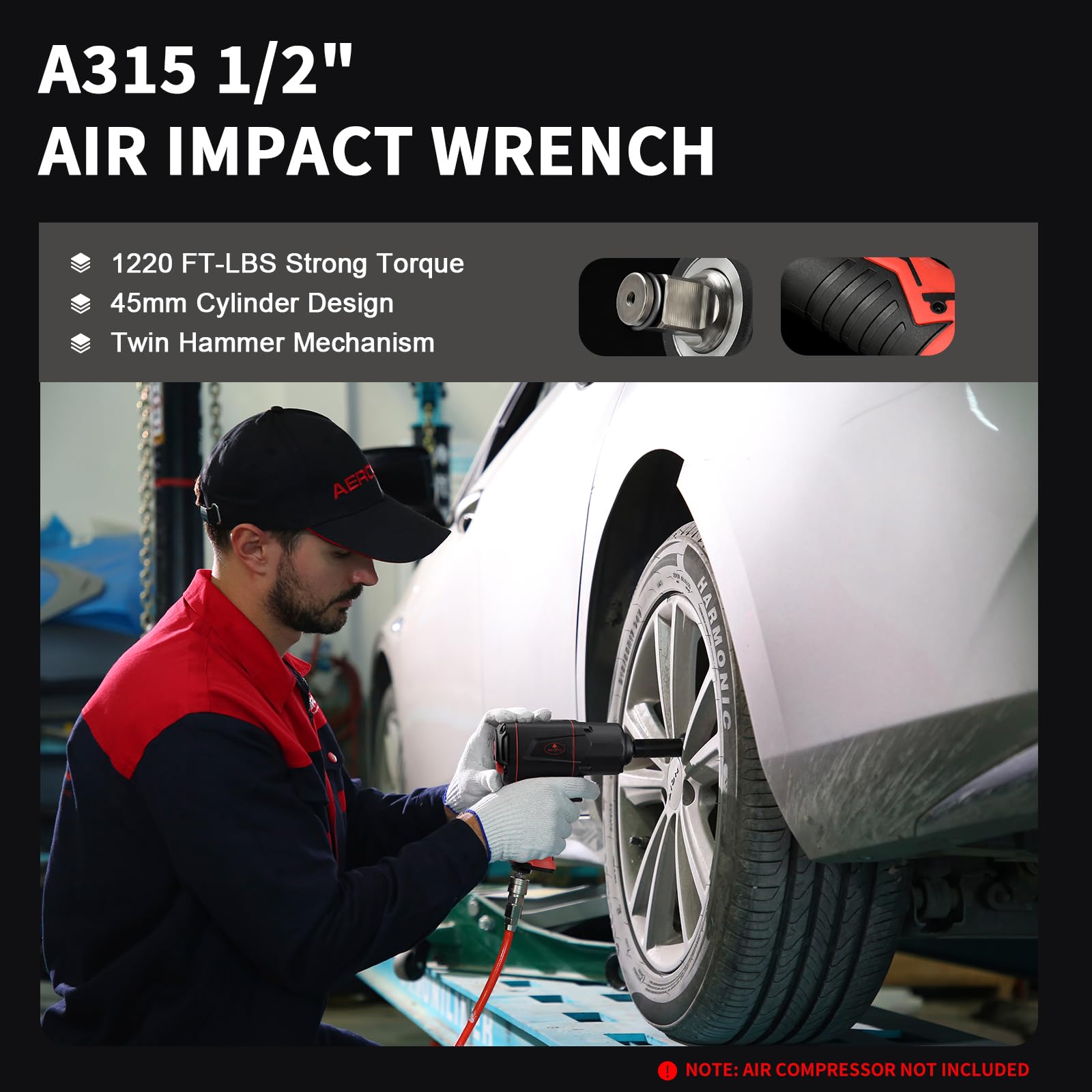 CRAFTSMAN V20 Cordless Impact Wrench, 1/2 inch, Bare Tool Only (CMCF921B) product image 16