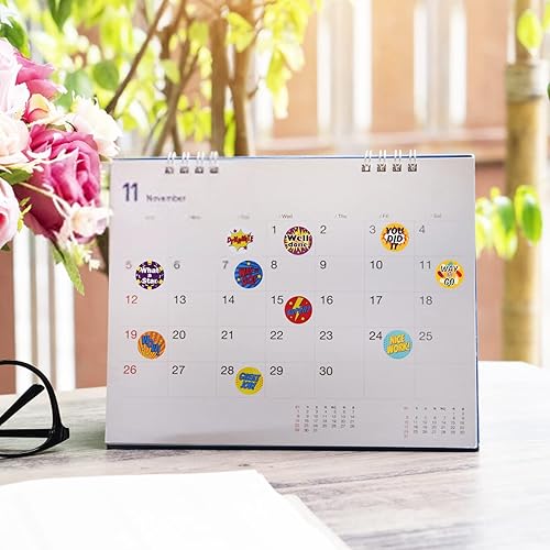 Miniatura 6 de 1000 calcomanías de recompensa para profesores, divertidas calcomanías motivacionales para niños, estudiantes, escuela, aula, en 16 estilos de