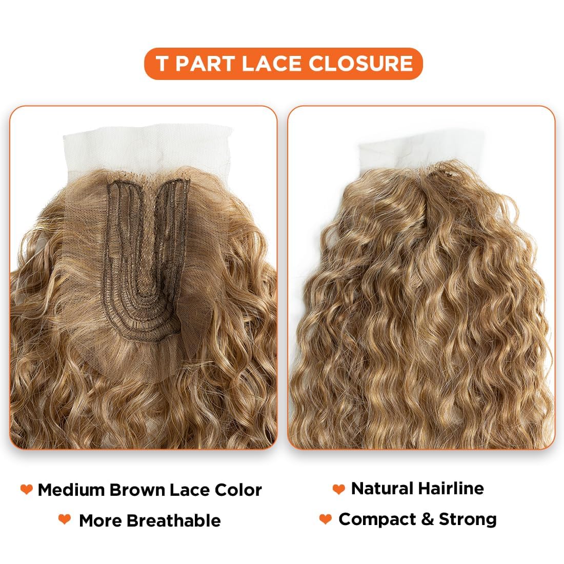 30 Zoll Kinky Wave Hair 6Bundles mit Spitzenverschluss 7Piece/Pack Ombre Brown Long Kinky Curly Hair Bundles Hitzebeständige Kunsthaar-Web-Extensions für Frauen (T12/22A # 30 Zoll 7 Stück)