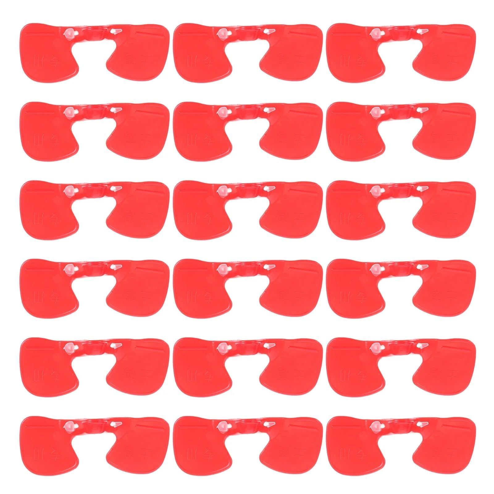 Lot de 200 Lunettes Anti-picage for Poules, faisans, coqs, fermes, mirettes sans Picots, Fournitures for Poules pour Le Poulet
