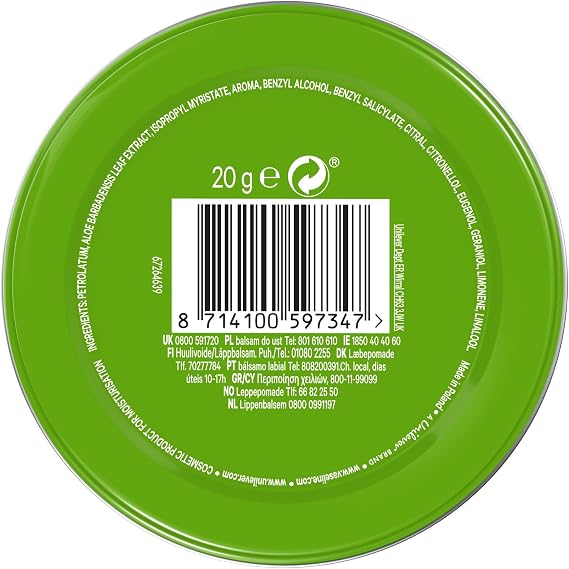 Vaseline Lip Balm Therapy Gel Aloe Vera 20gr