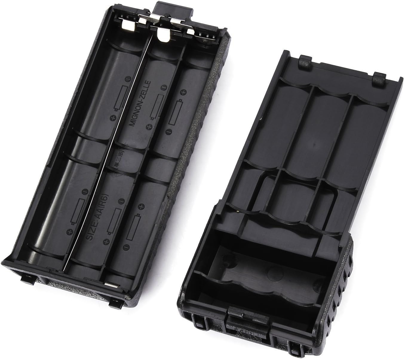 6 AA Battery Case for Baofeng UV-5R UV-5RA UV-5RB UV-5RE UV-5RE Plus Two-Way Radio, Battery Pack Holder, Case Only image 5