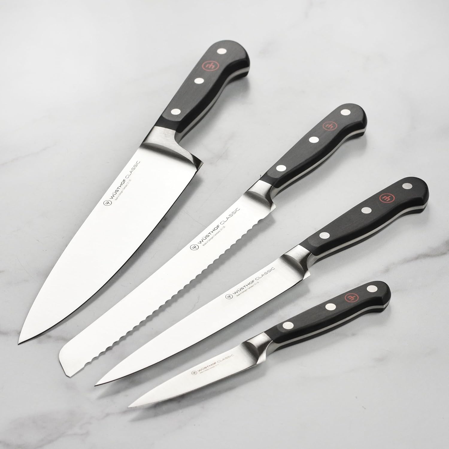 Wusthof Classic 7 Piece Knife Set with Acacia Block