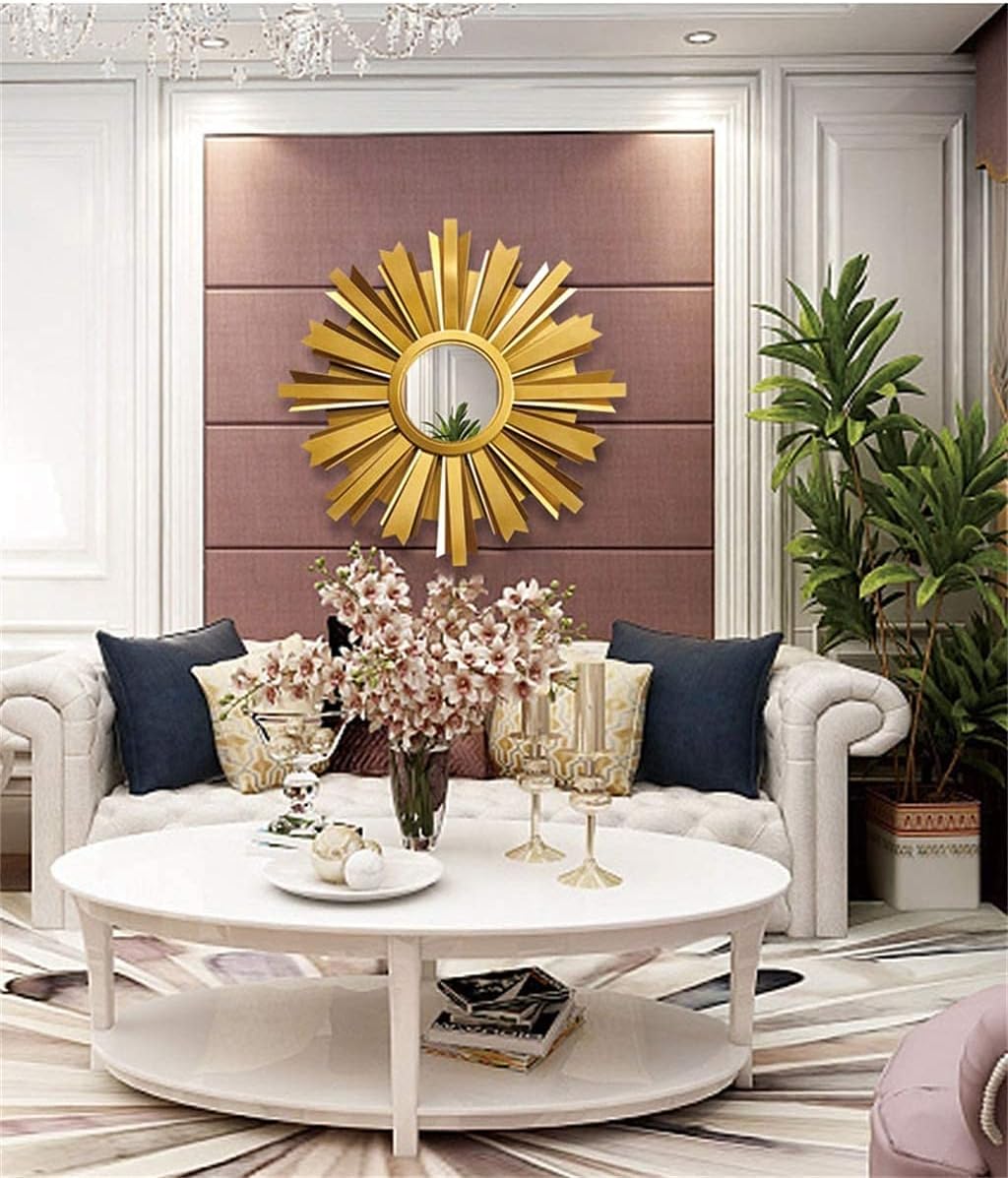 オーバル ウォールミラー ゴールド ミッドセンチュリー アンティーク