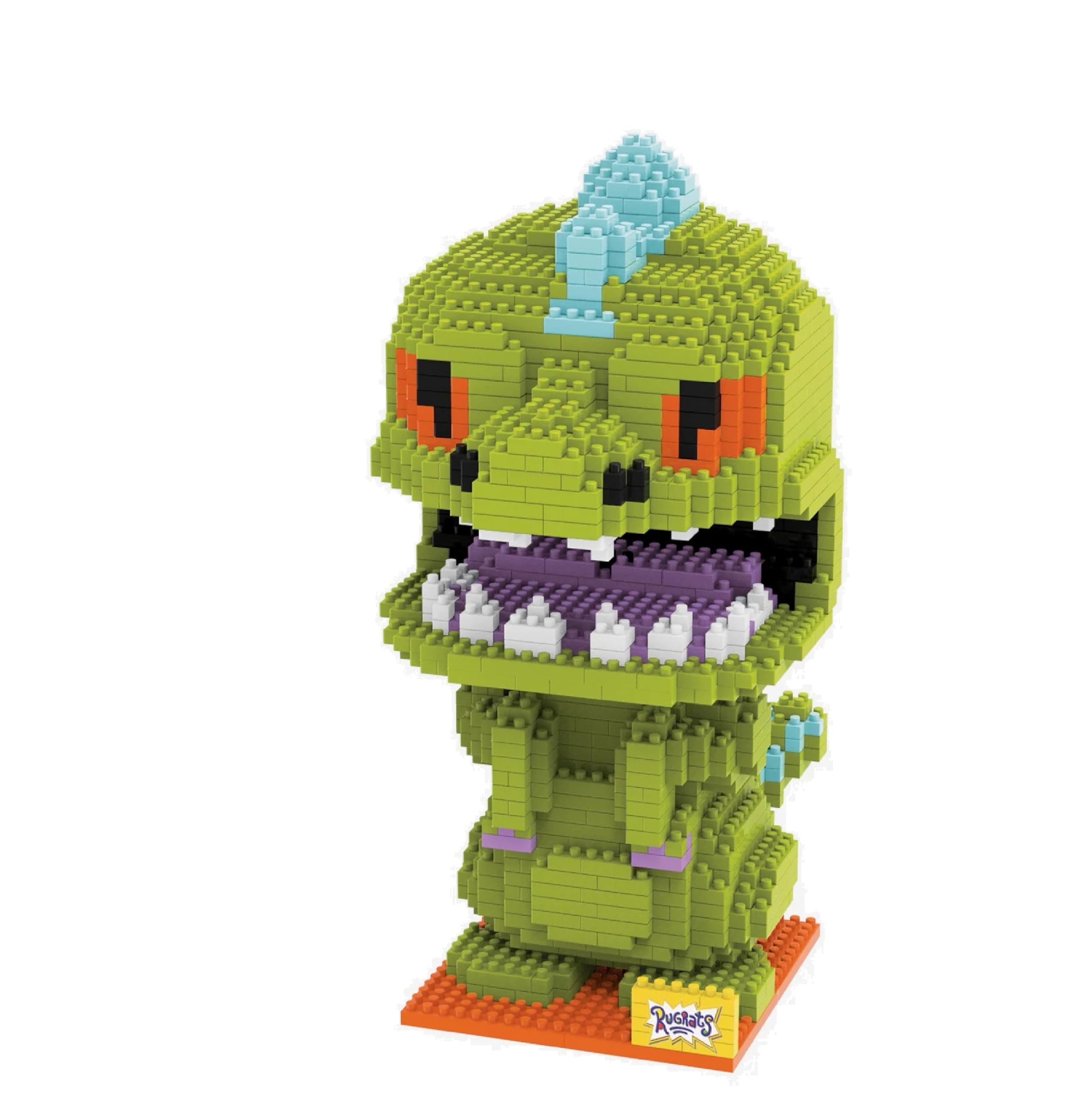 Foco Multicolor Forever Collectibles Cartoon Toy Reptar Rugrats Character Brxlz Mini Bricks