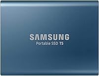 Vista 3 de Disco duro externo, Samsung T5, Azul