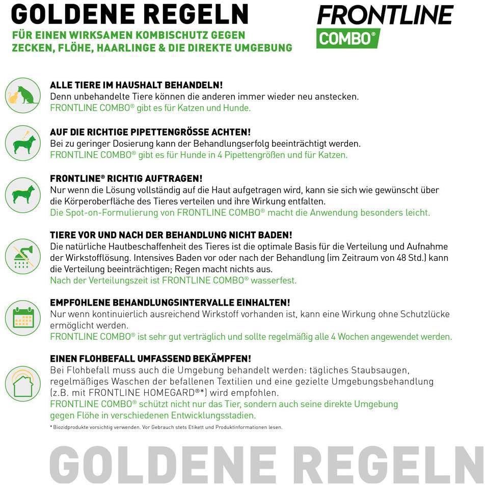 Frontline Combo Spot on Katze 6 Pipette + gratis Fellhandschuh