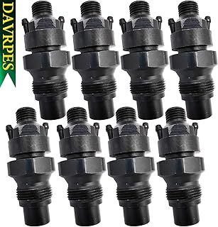 8PCS 0432217255 1040166 6.5L Turbo Diesel Marine Injectors Fuel Injector Compatible with GM Chevy 1992-2005 OSD311 150bar