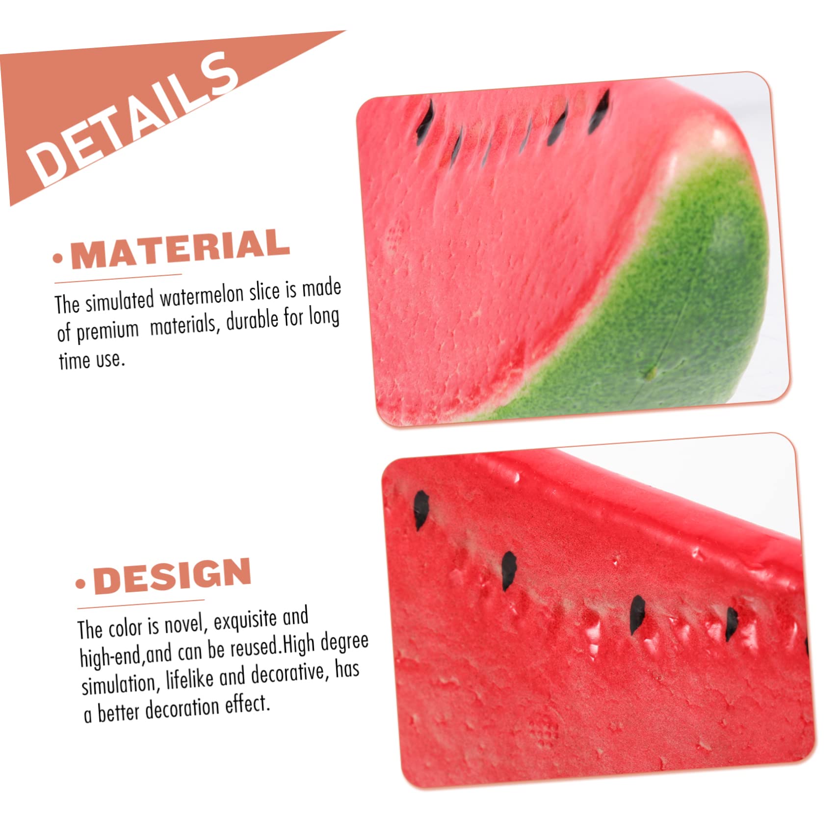 Set Di 4 Angurie Artificiali In Schiuma PH PandaHall – Decorative, Rosse, Dimensioni 15x6,7x4,5 Cm, Perfette Per Ciotole, Feste, Matrimoni E Scatti Fotografici
