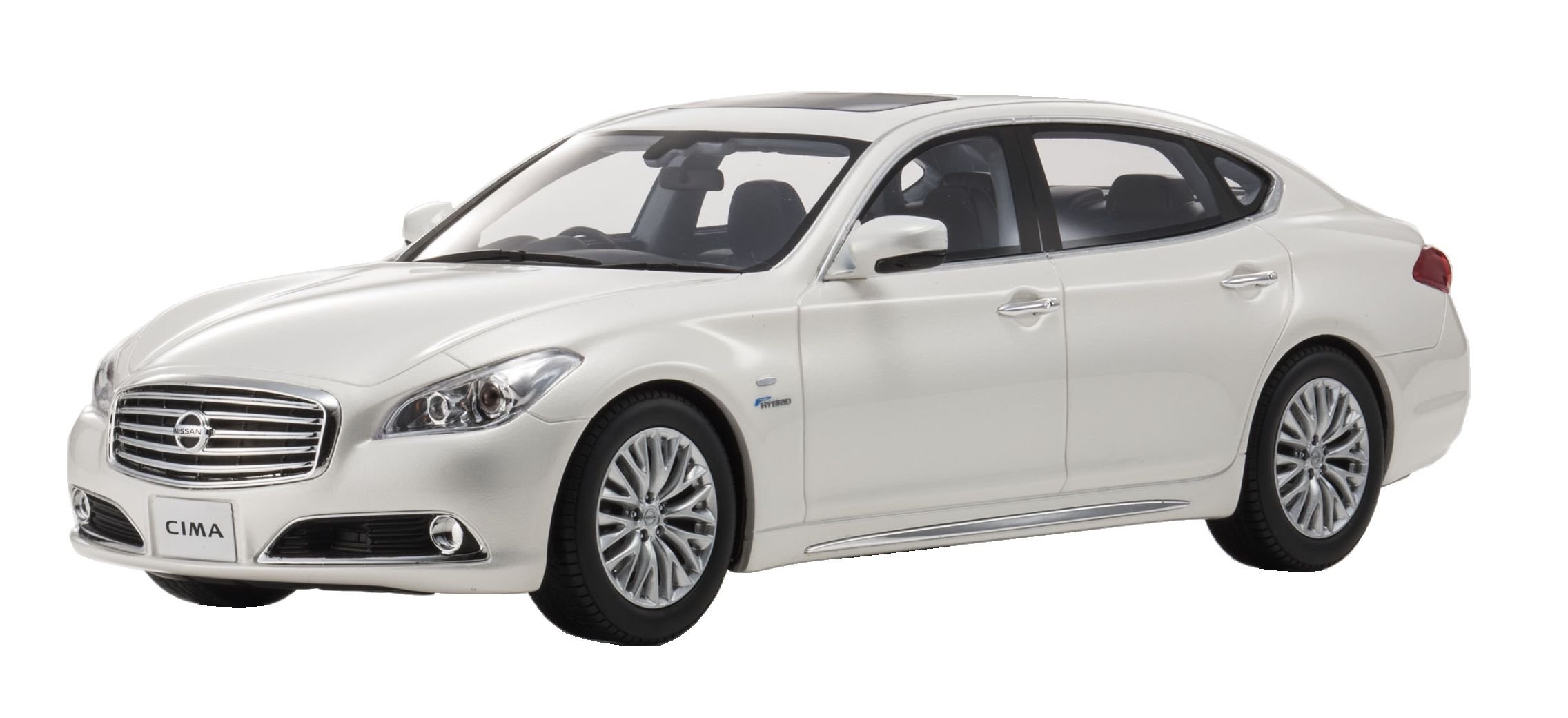 Kyosho KSR18012W Samurai Nissan Cima Hybrid Diecast Model Car, 1