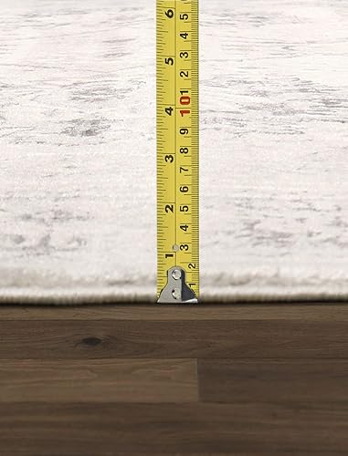 Miniatura 8 de Pasargad Home Turkish Fantasia Design - Alfombra de área de telar mecánico marfilplata, 2 pies 0 pulgadas x 3 pies 0 pulgadas