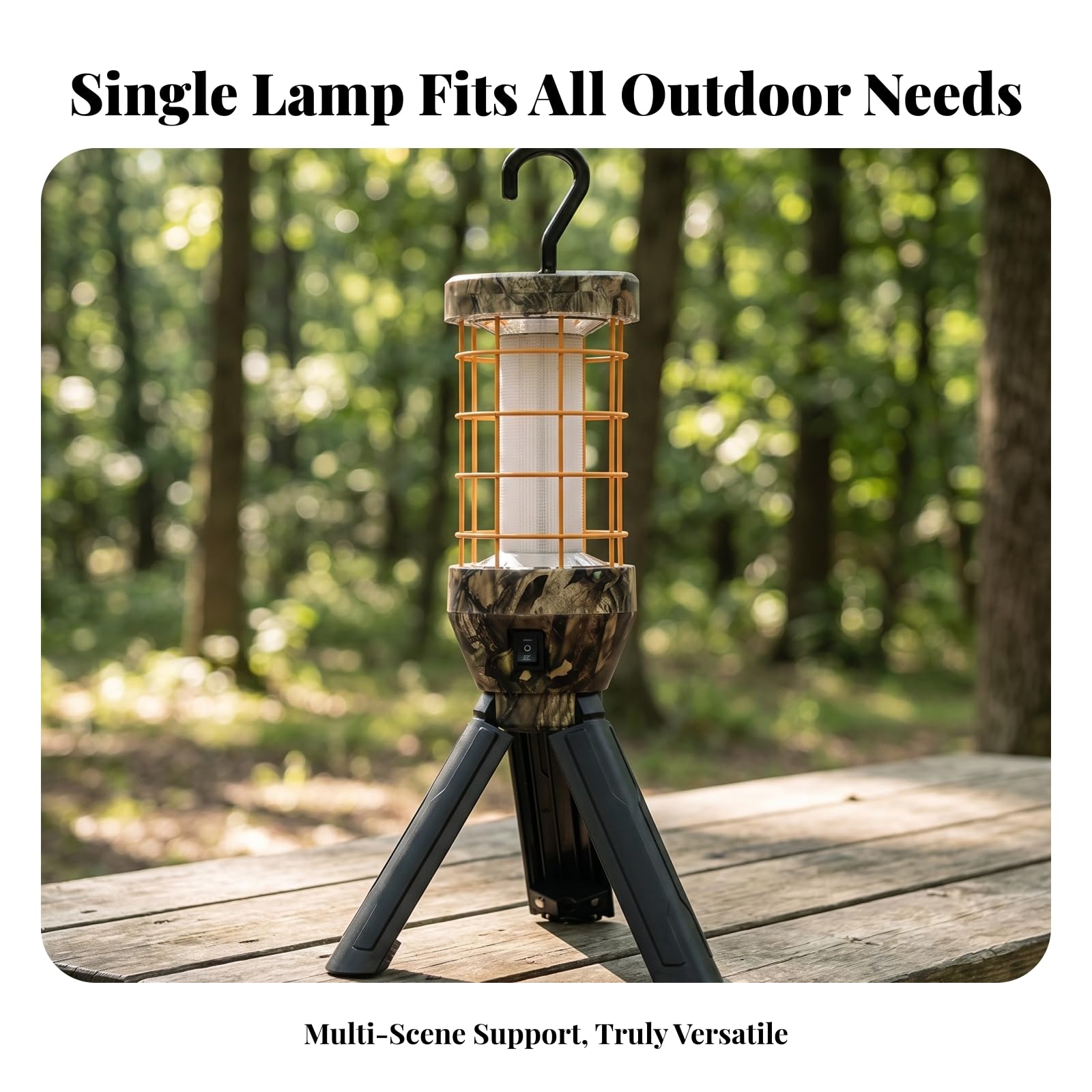 Faltbare Campinglaterne Schutzgitter Campinglampe Griffig Außenbeleuchtung