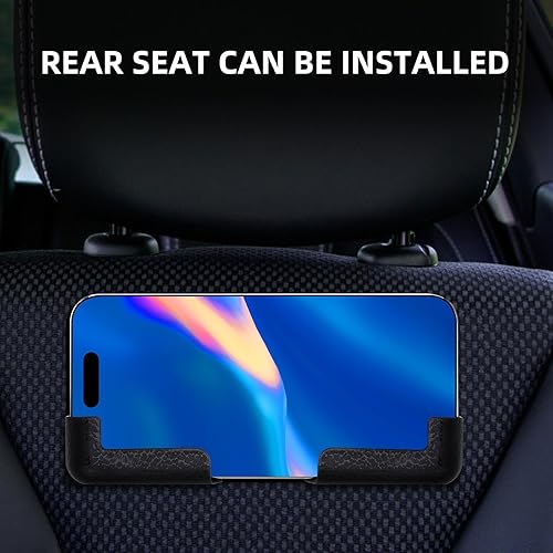 Miniatura 3 de Bewudy 2 pares de soportes multifuncionales para teléfono móvil, autoadhesivo, soporte de teléfono para automóvil, soporte ajustable para teléfono,