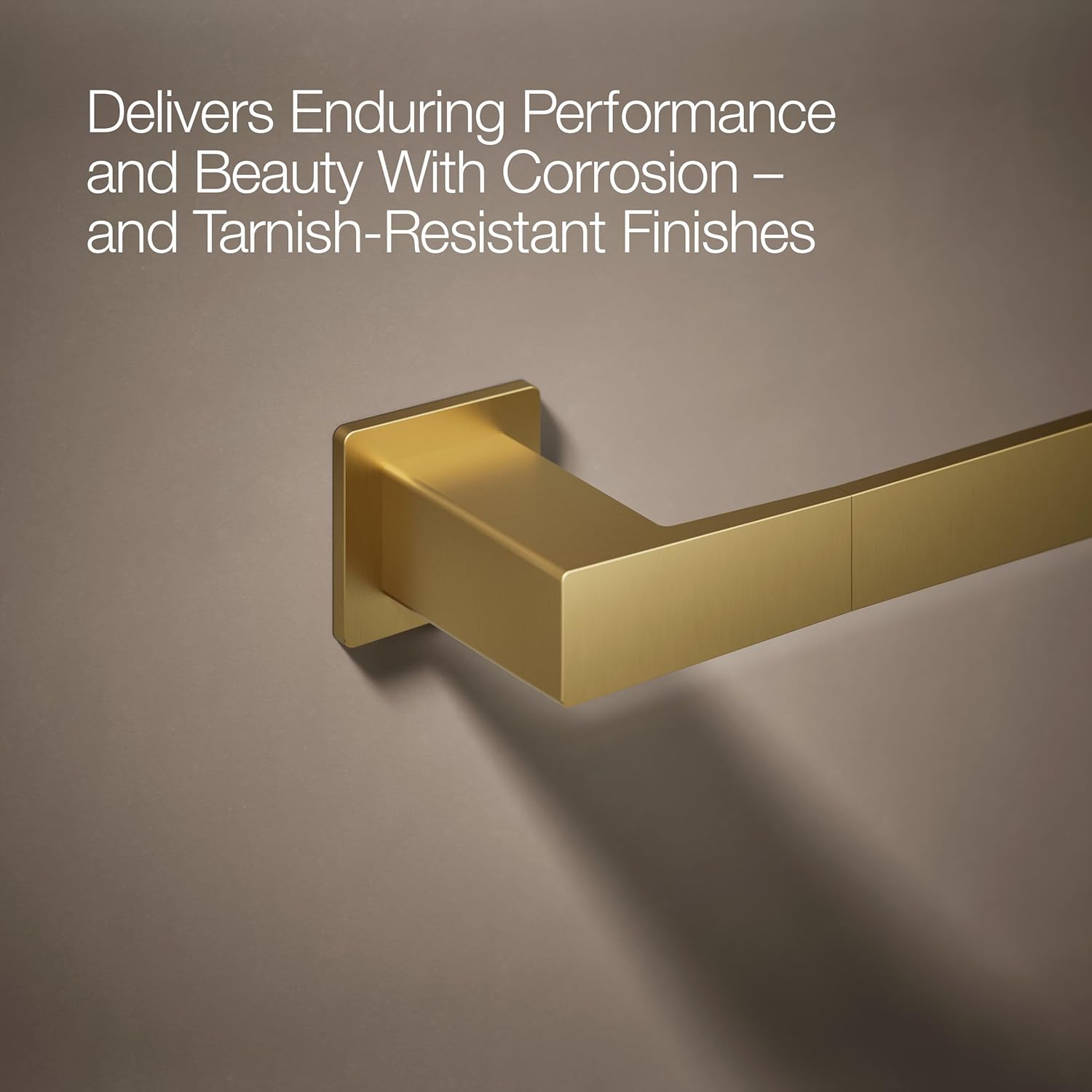 Kohler 26634-2MB Honesty® 24" Towel bar, Vibrant Brushed Moderne Brass