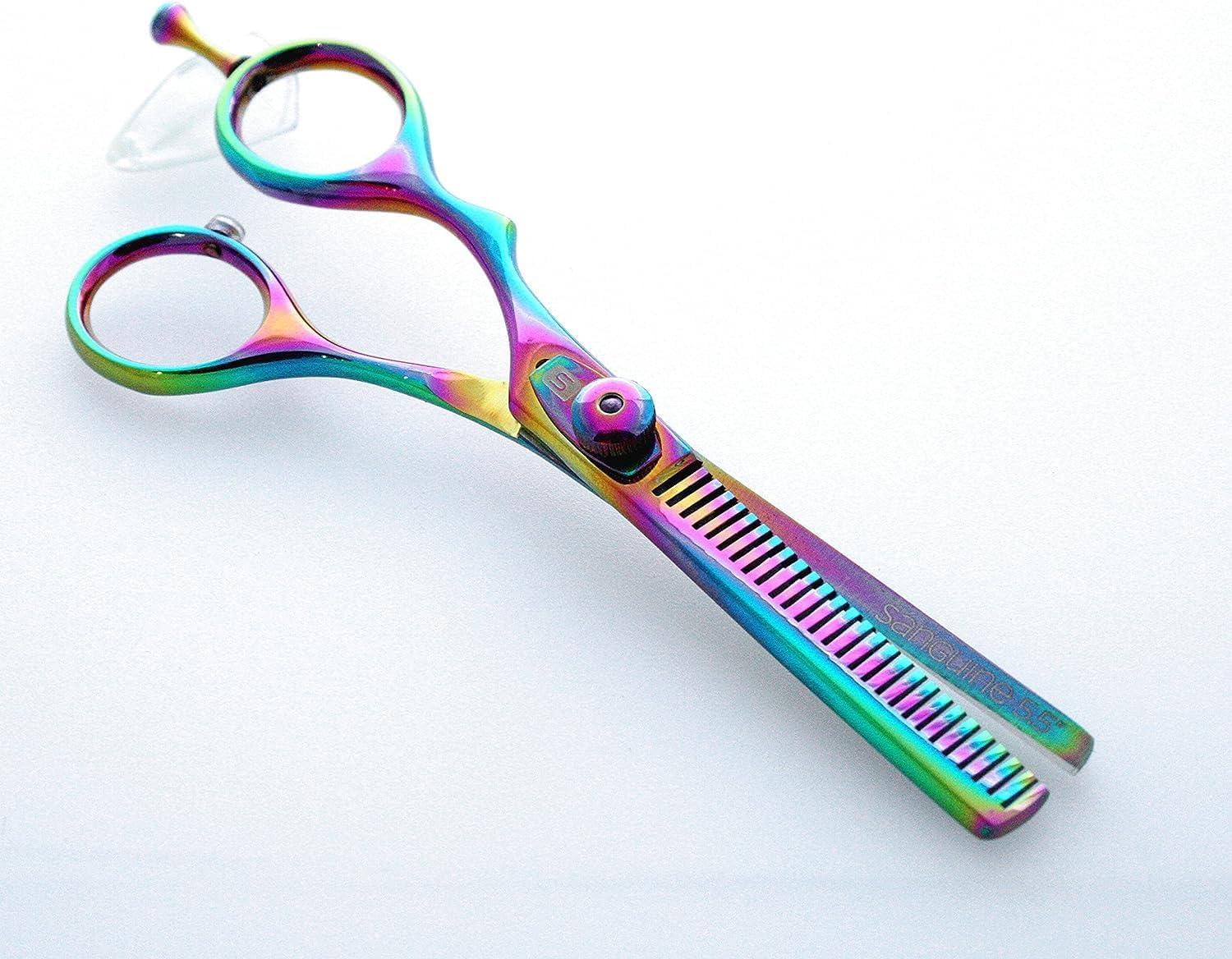 Set of Professional Left Handed Hairdressing Scissors and Thinning Scissors, 5.5 inch (14 cm) + Presentation Case…