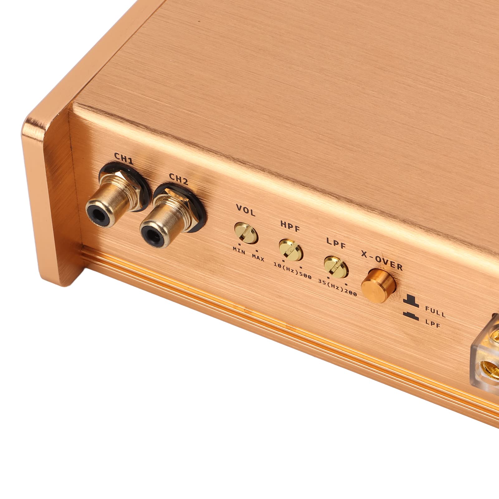 Amplificatore audio per auto, ad alta efficienza, universale, per uso automobilistico, design in metallo