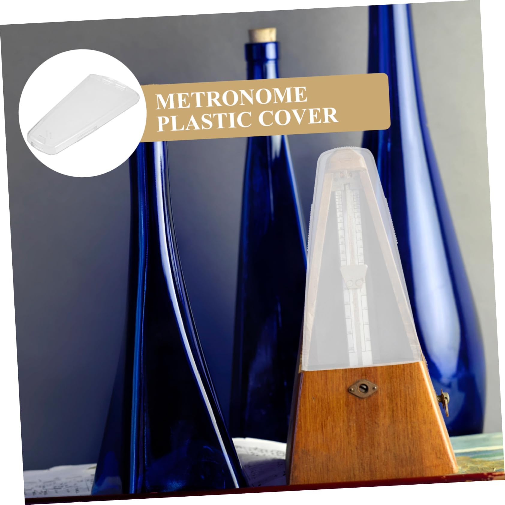 Hemoton Piano Accessory Universal Metronome Cover Dustproof and Waterproof for Piano Supplies