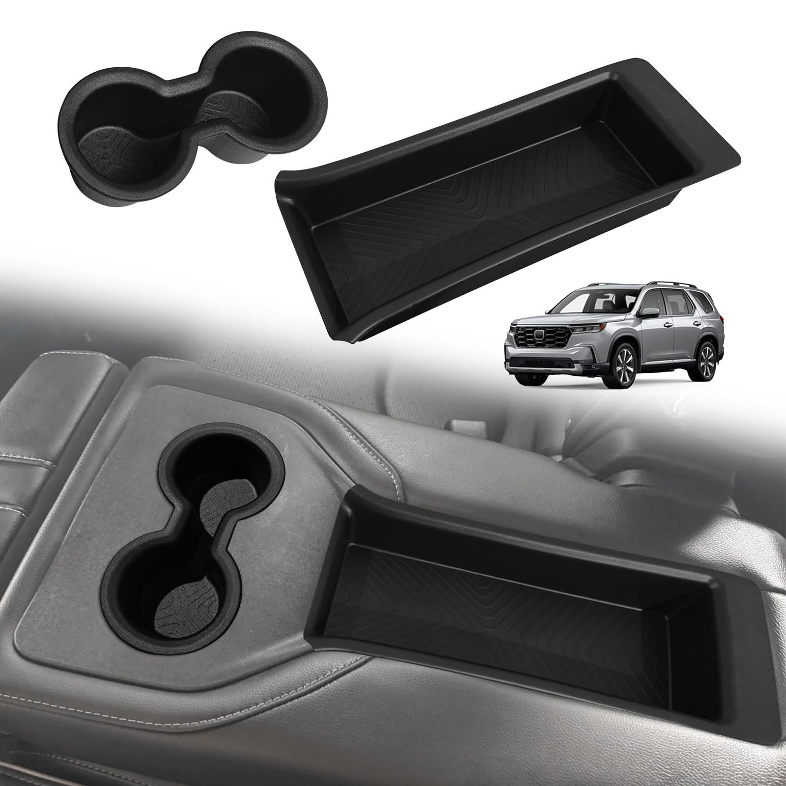 Inserts de porte-gobelet arrière pour Honda Pilot, l'accessoire idéal des voyages en famille