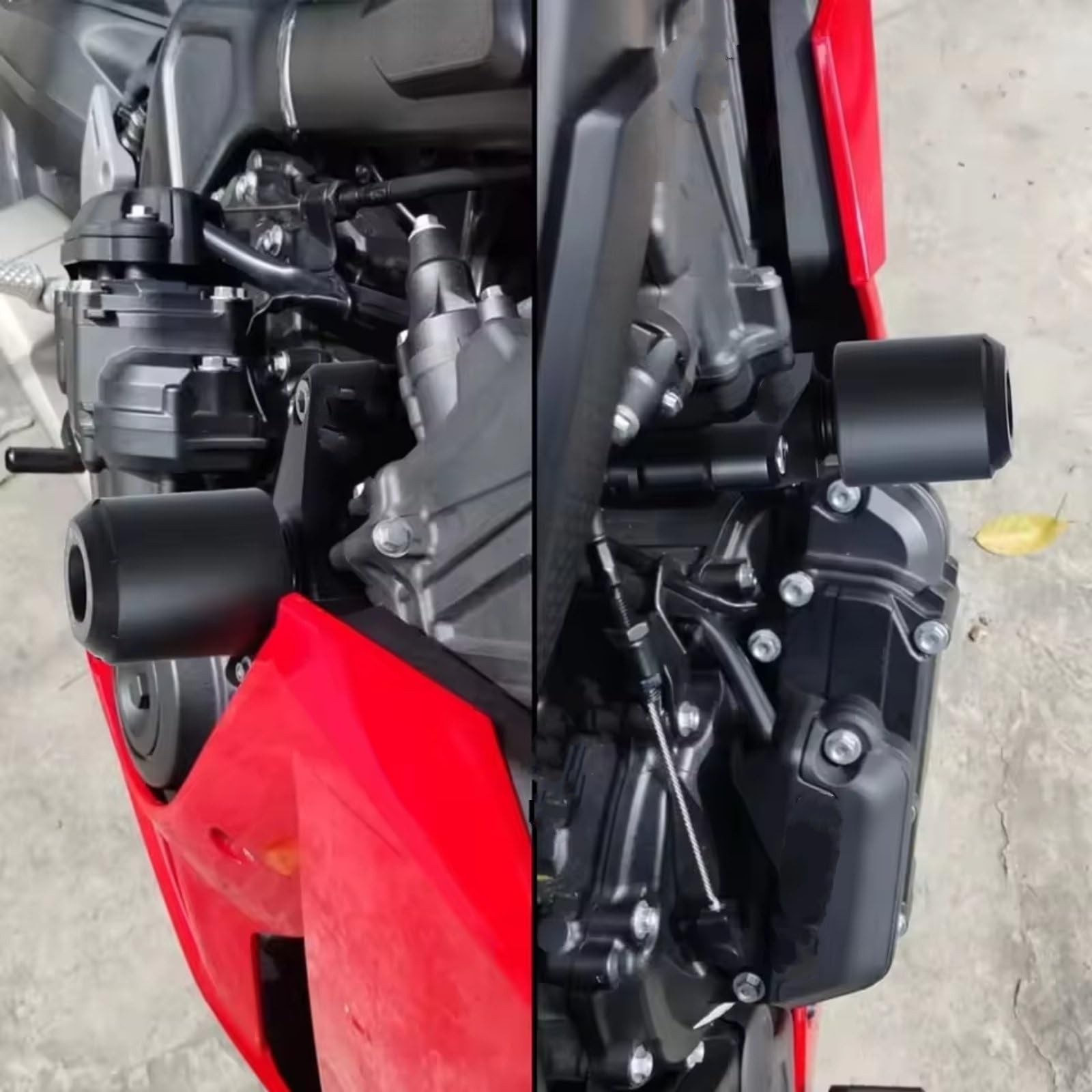 Topes Anticaida Compatible con CBR650R para E-Clutch 2024 2025 2026 para CB650R Protector De Almohadillas Protectoras Deslizantes De Marco De Motocross