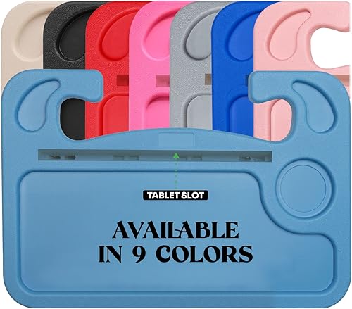 Miniatura 27 de lebogner Bandeja para volante, bandeja de automóvil para comer, escritorio con gancho para alimentos, laptop y accesorios de automóvil, artículos