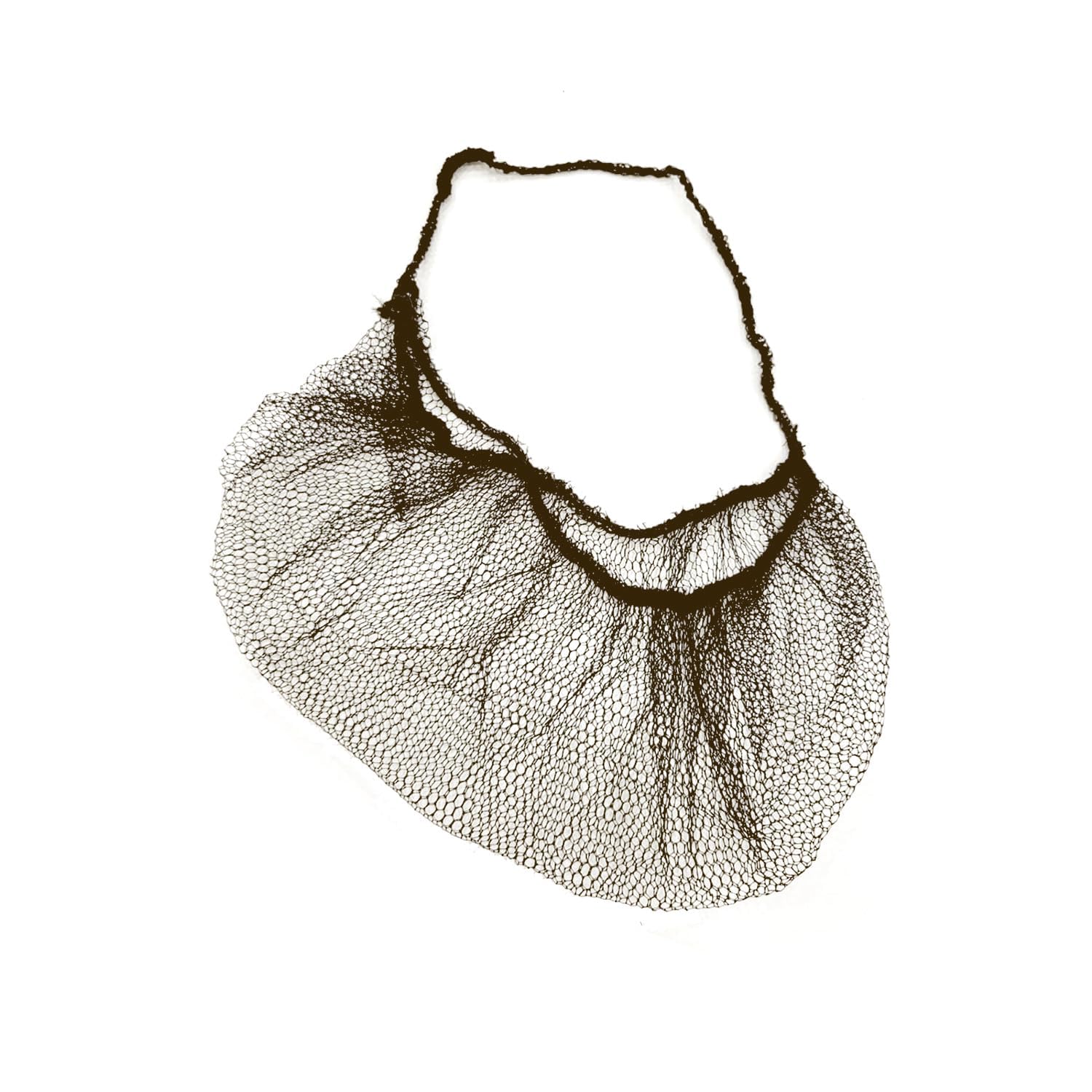 Disposable Honeycomb Beard Nets, 1000, Brown, 18"