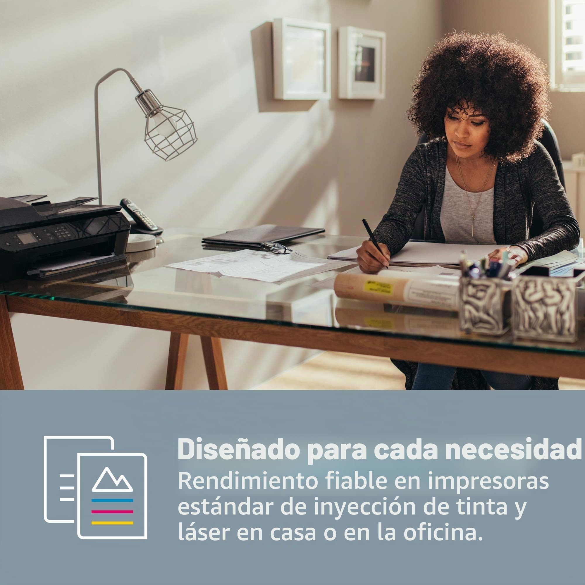 HP CHP150C Papel de Impresión para Oficina y Uso Doméstico, Pack de 5 x 500 hojas/A4/210 x 297 mm, Color Blanco