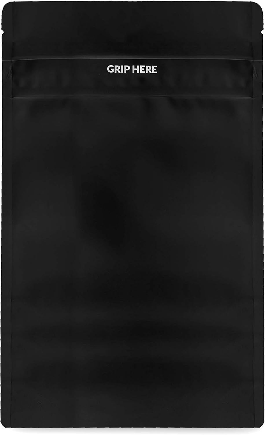 Loud Lock Mylar Bags 100 Count 8.125" x 5" All Black - Child Resistant - Mylar Bags For Food Storage - Resealable Bags